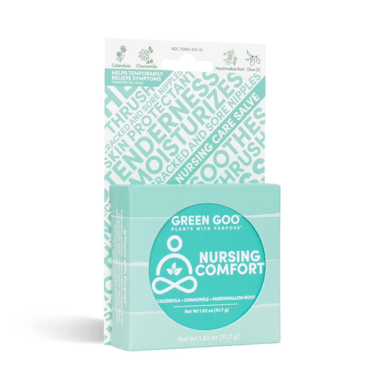 Nursing Comfort Salve Tin Front View