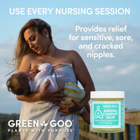 Nursing Comfort Salve - Use Every Nursing Session. Provides relief for sensitive, sore, and cracked nipples.